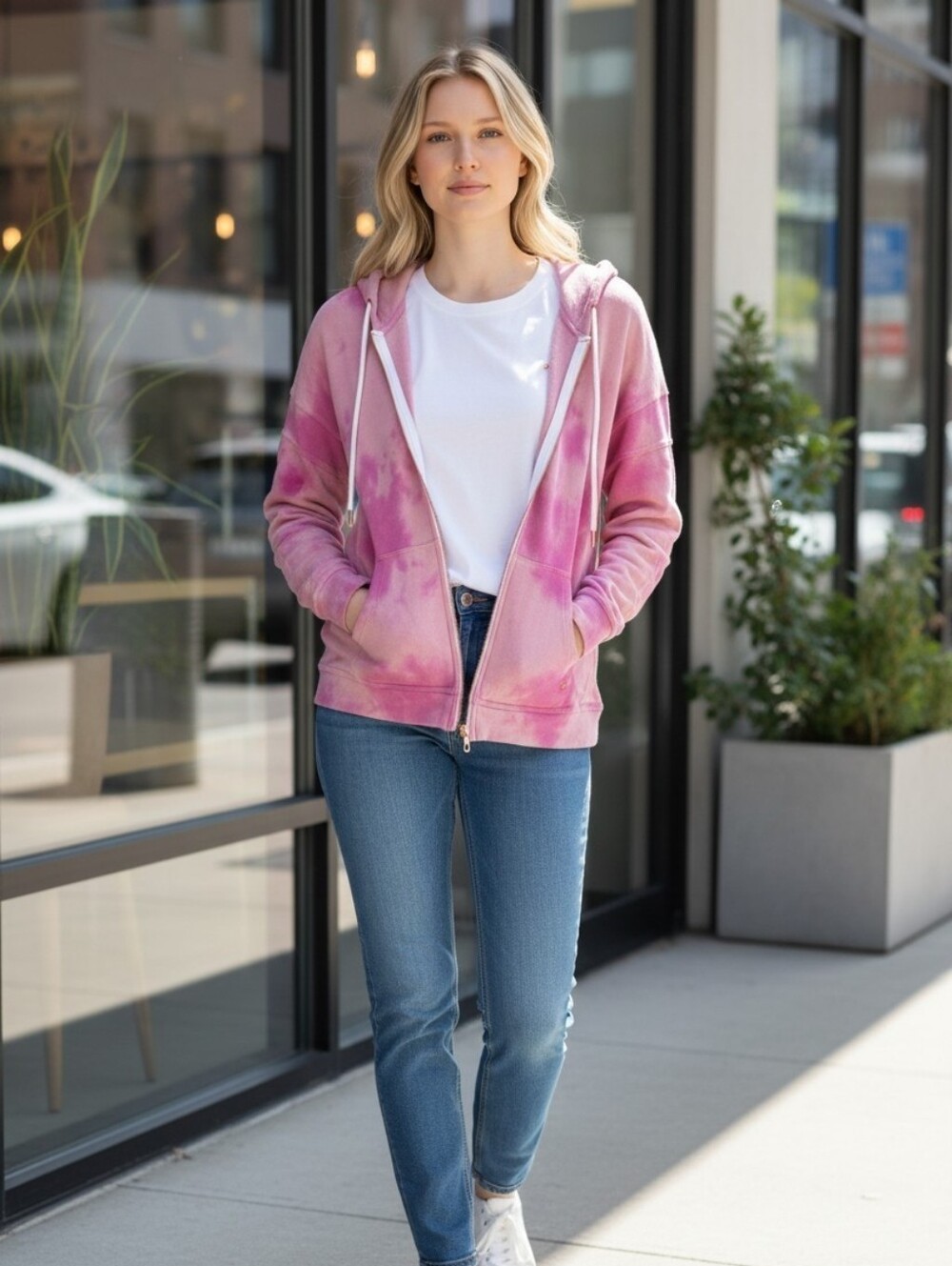 Volcom Tie-dye Full-zip Hoodie